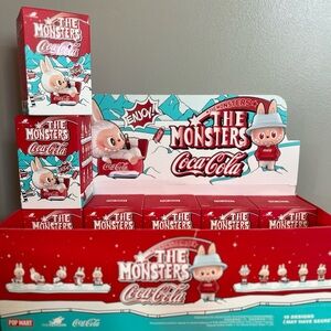 Coca-Cola The Monsters Red and White Labubu